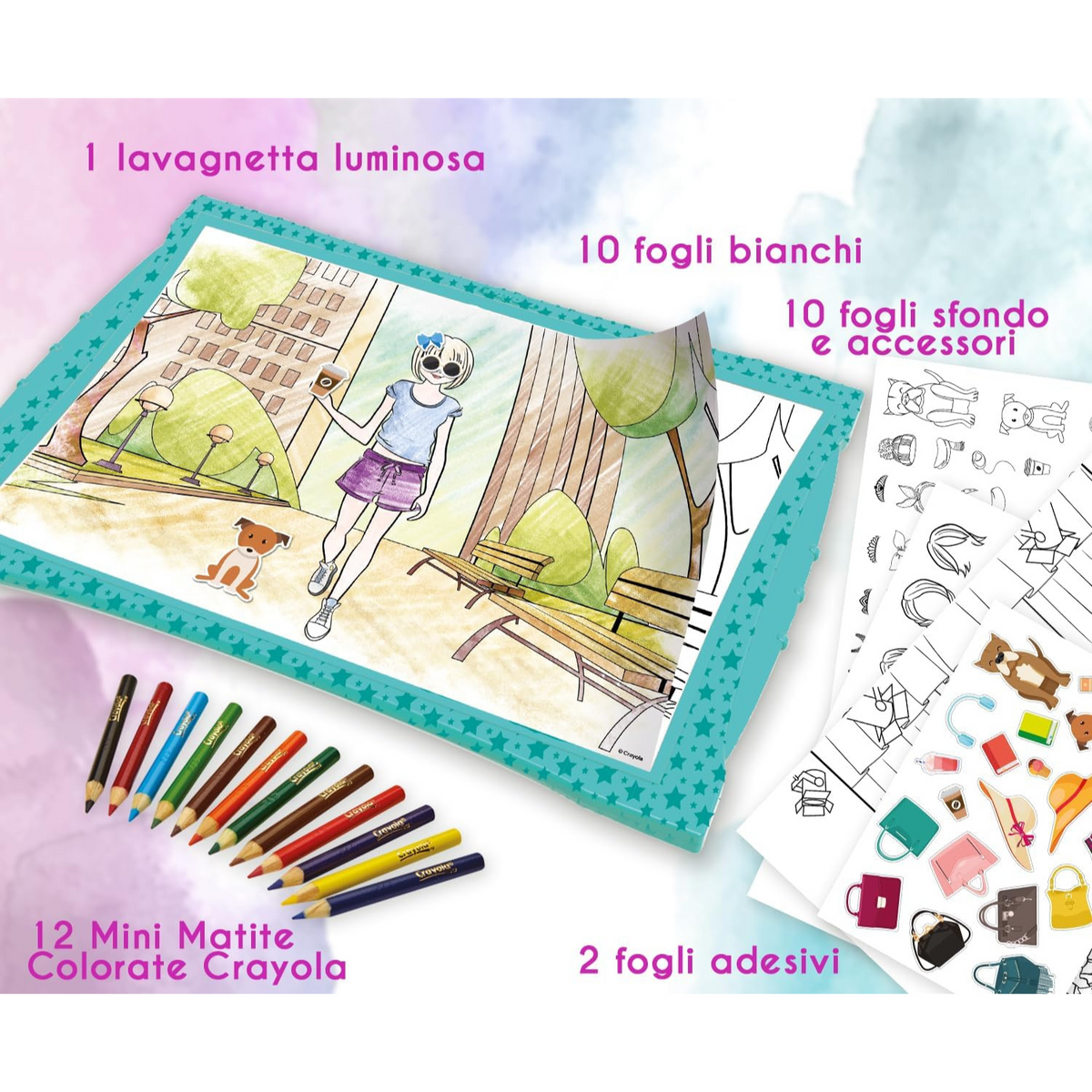 CRAYOLA – Set Pittura Lavabile, 40 Pezzi, attività Creativa per