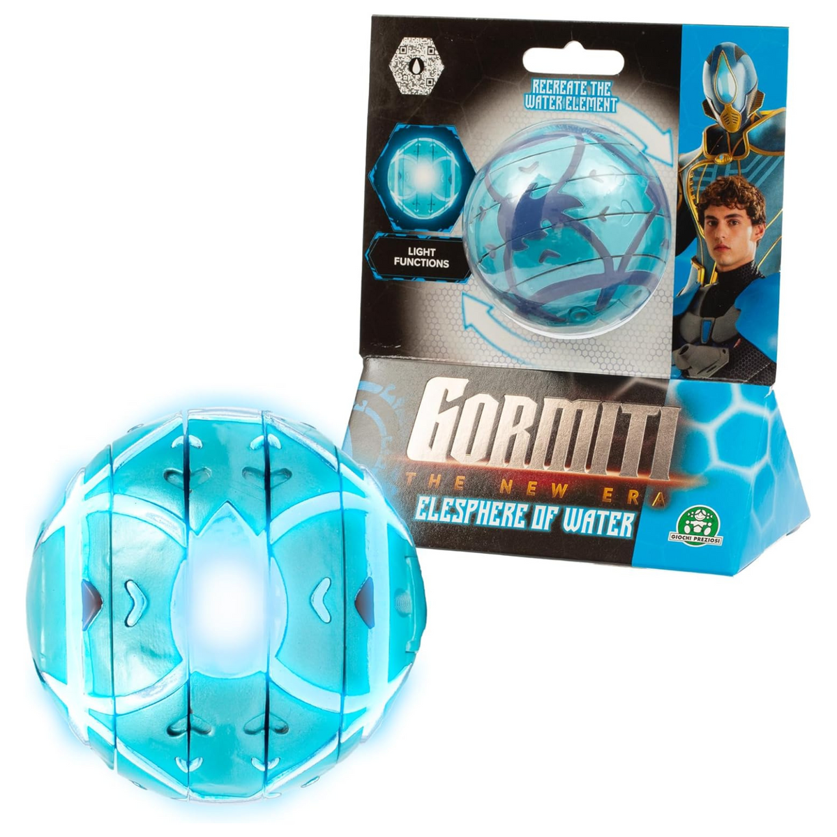 GORMITI THE NEW ERA – Elesfera Von Glen, Scion Der Erde – Drehbare Ringe Mit Leuchteffekt – Für Kinder Ab 3 Jahren GORMITI THE NEW ERA – Elesfera Von Glen, Scion Der Erde – Drehbare Ringe Mit Leuchteffekt – Für Kinder Ab 3 Jahren