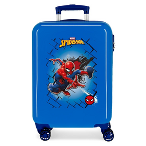 Trolley Rigido Spiderman Azzurro 55 cm