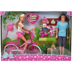 Steffi bambola weekend in famiglia con bici
