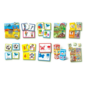 10 giochi in 1 Montessori