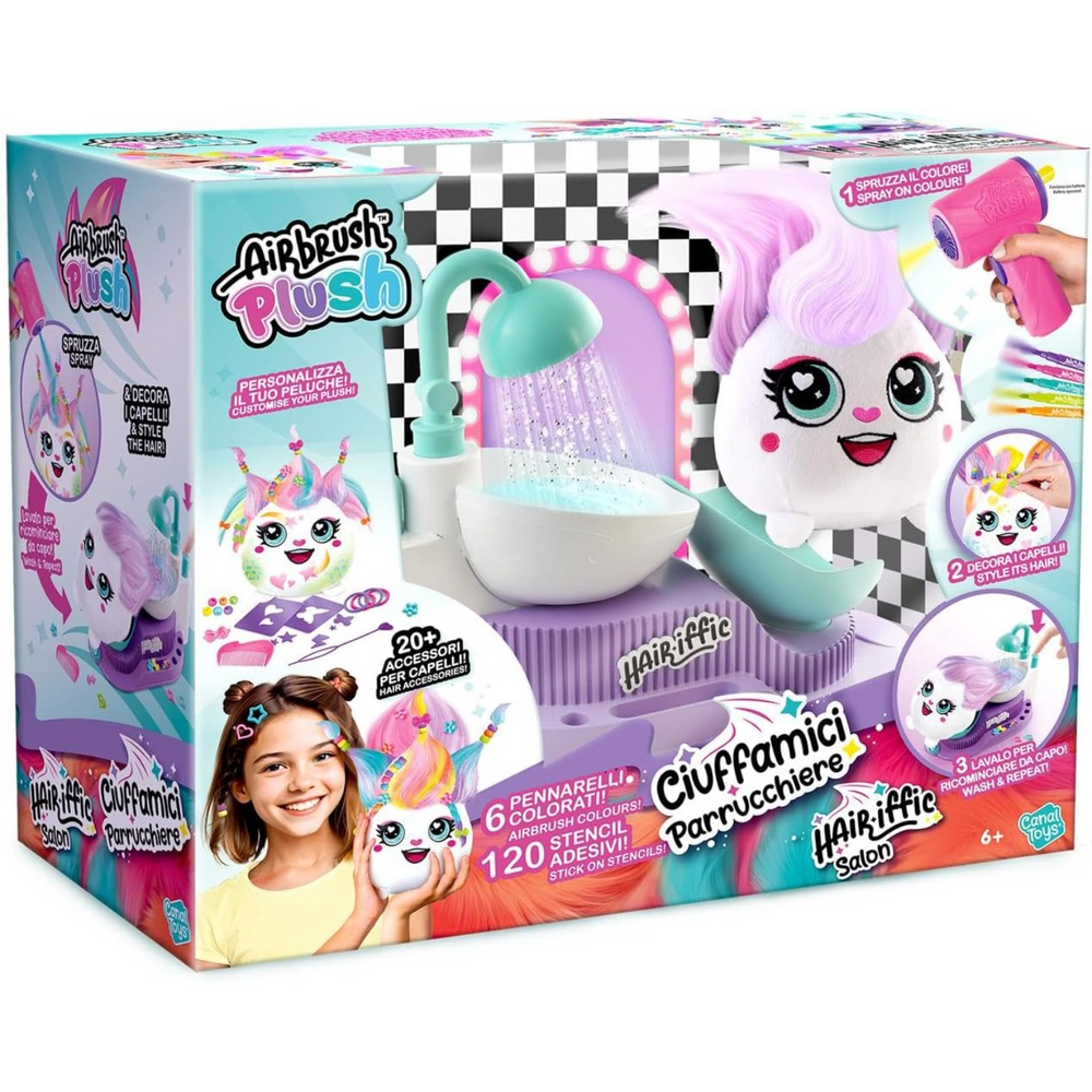 Airbrush Plush Ciuffamici Parrucchiere