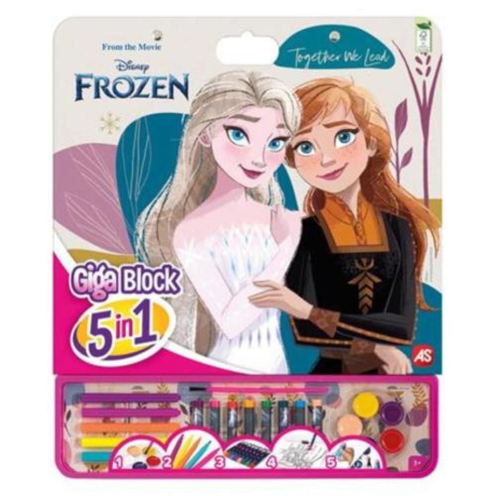 Album da colorare Giga Blocks 5 In 1 Frozen