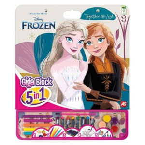 Album da colorare Giga Blocks 5 In 1 Frozen