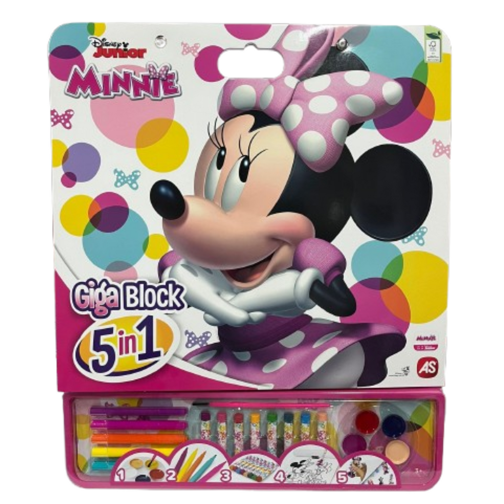 Album da colorare Giga Blocks 5 In 1 Minnie