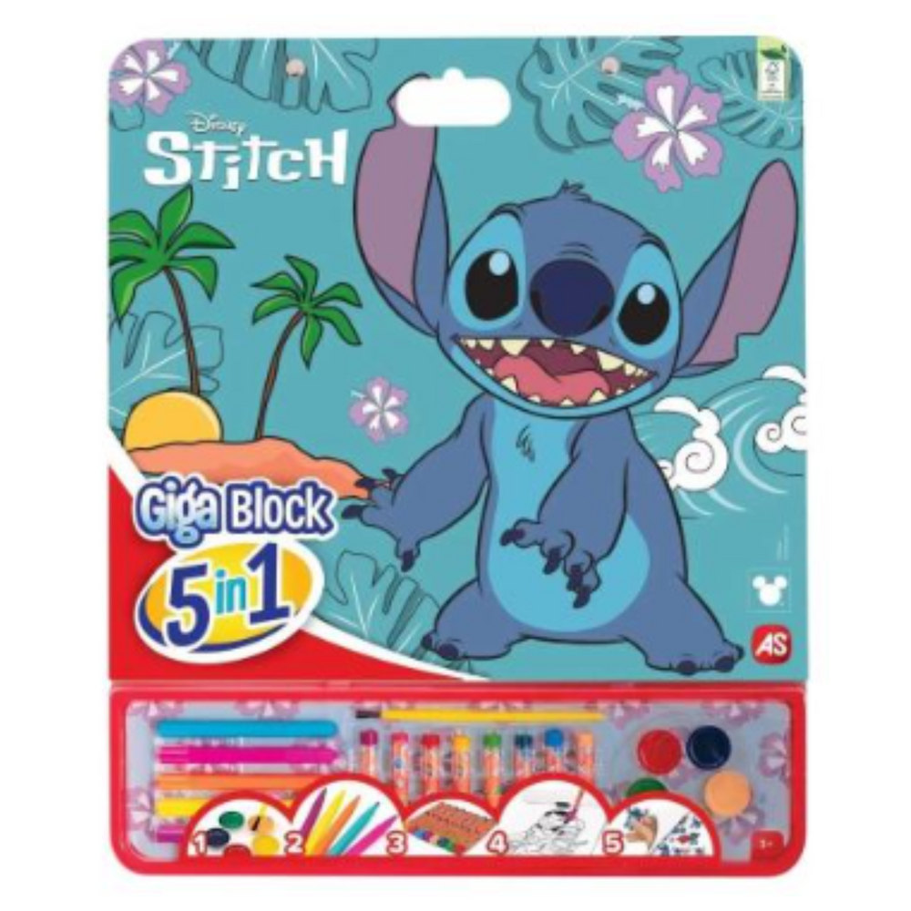 Album da colorare Giga Blocks 5 In 1 Stitch