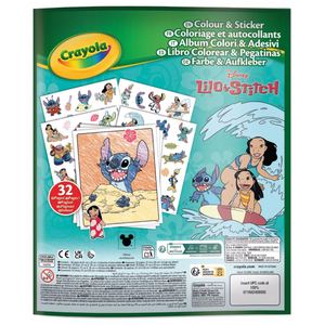 Album da colorare Stitch con sticker