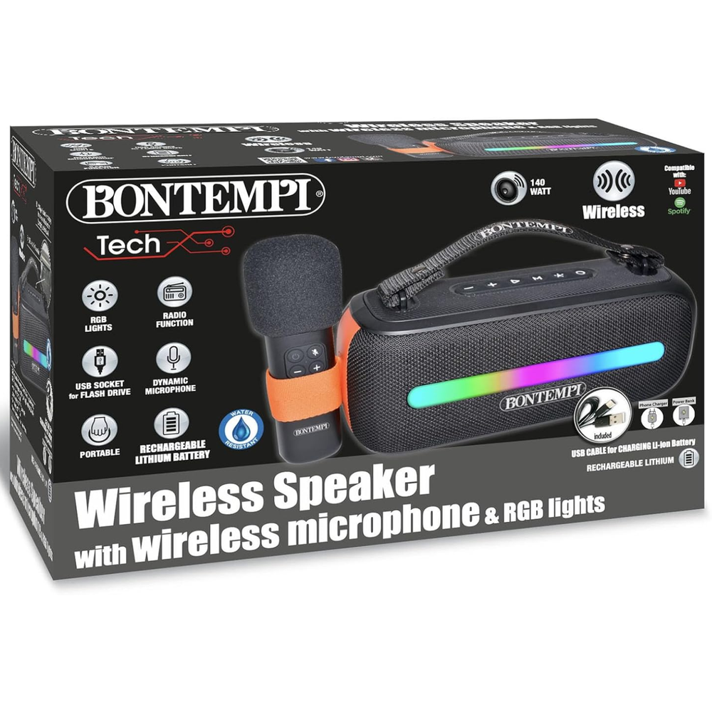 Altoparlante Wireless Con Microfono Bontempi