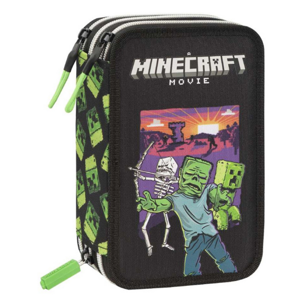 Astuccio 3 Zip Minecraft Movie