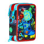 Astuccio 3 Zip Seven SJ Gang Game Led Boy
