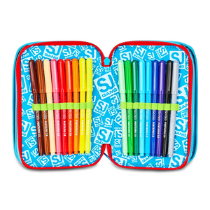 Astuccio 3 Zip Seven SJ Gang Game Led Boy