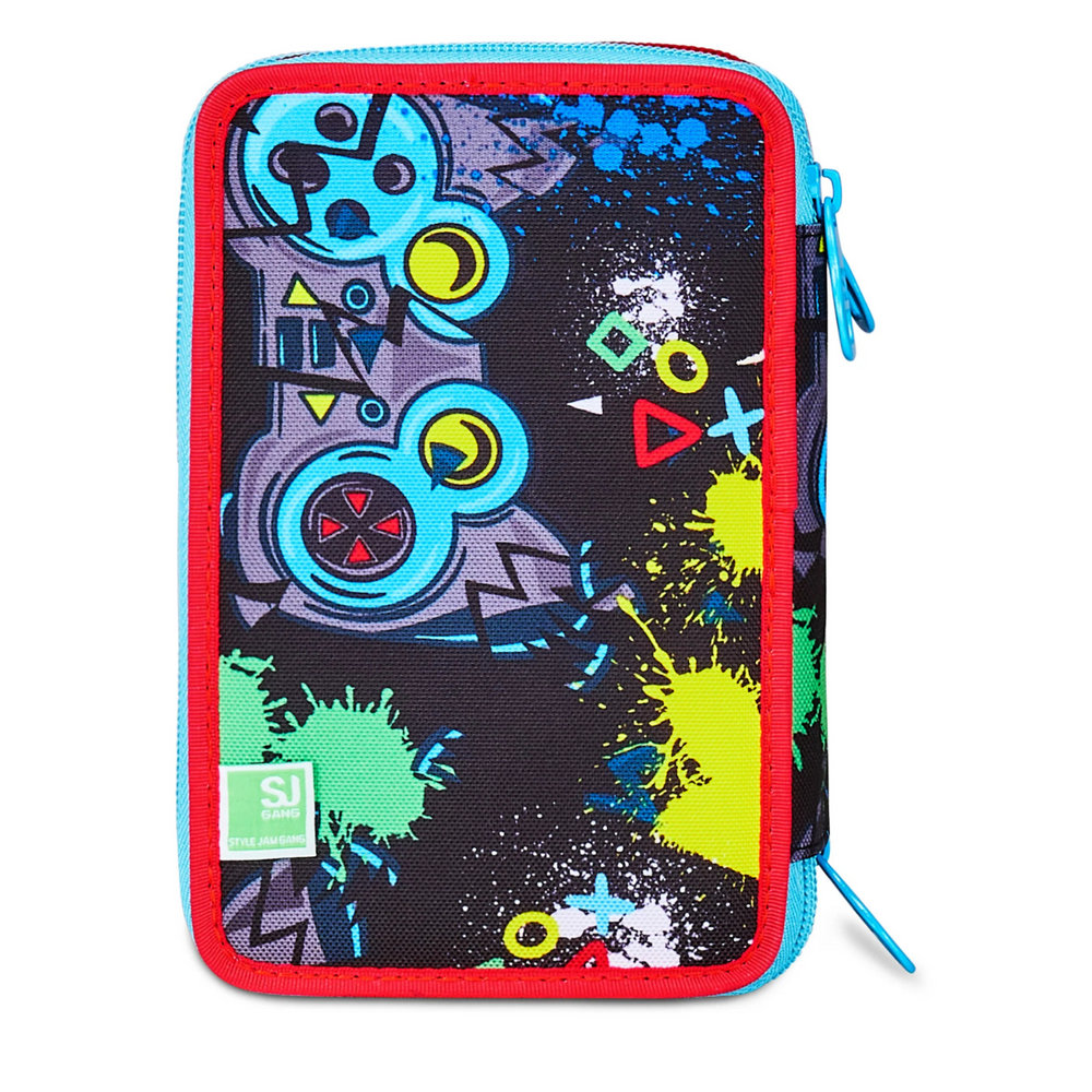Astuccio 3 Zip Seven SJ Gang Game Led Boy