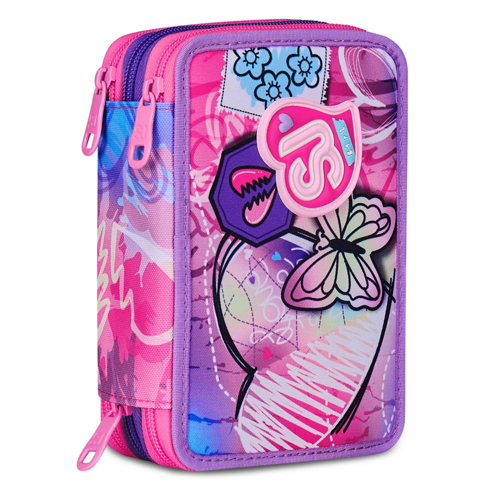 Astuccio 3 Zip Seven SJ Gang Tinypatch Girl