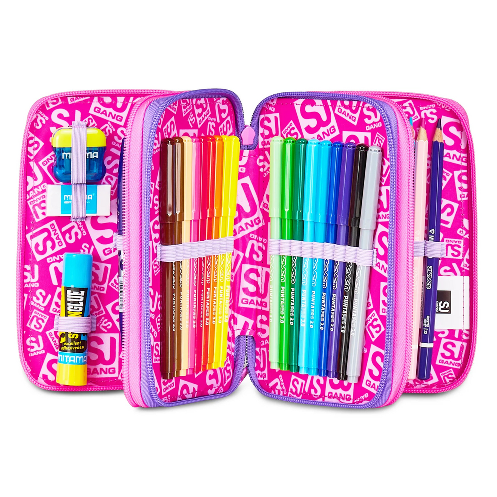 Astuccio 3 Zip Seven SJ Gang Tinypatch Girl