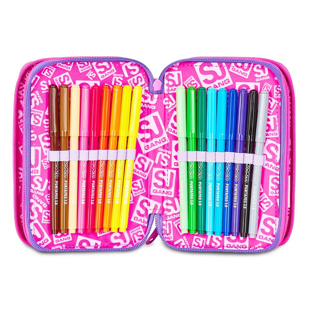 Astuccio 3 Zip Seven SJ Gang Tinypatch Girl