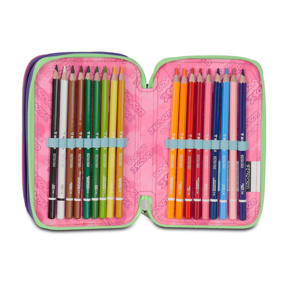 Astuccio Seven 3 Zip Optical Shade Girl