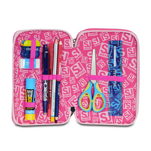 Astuccio Seven 3 Zip Pinkhugs Girl