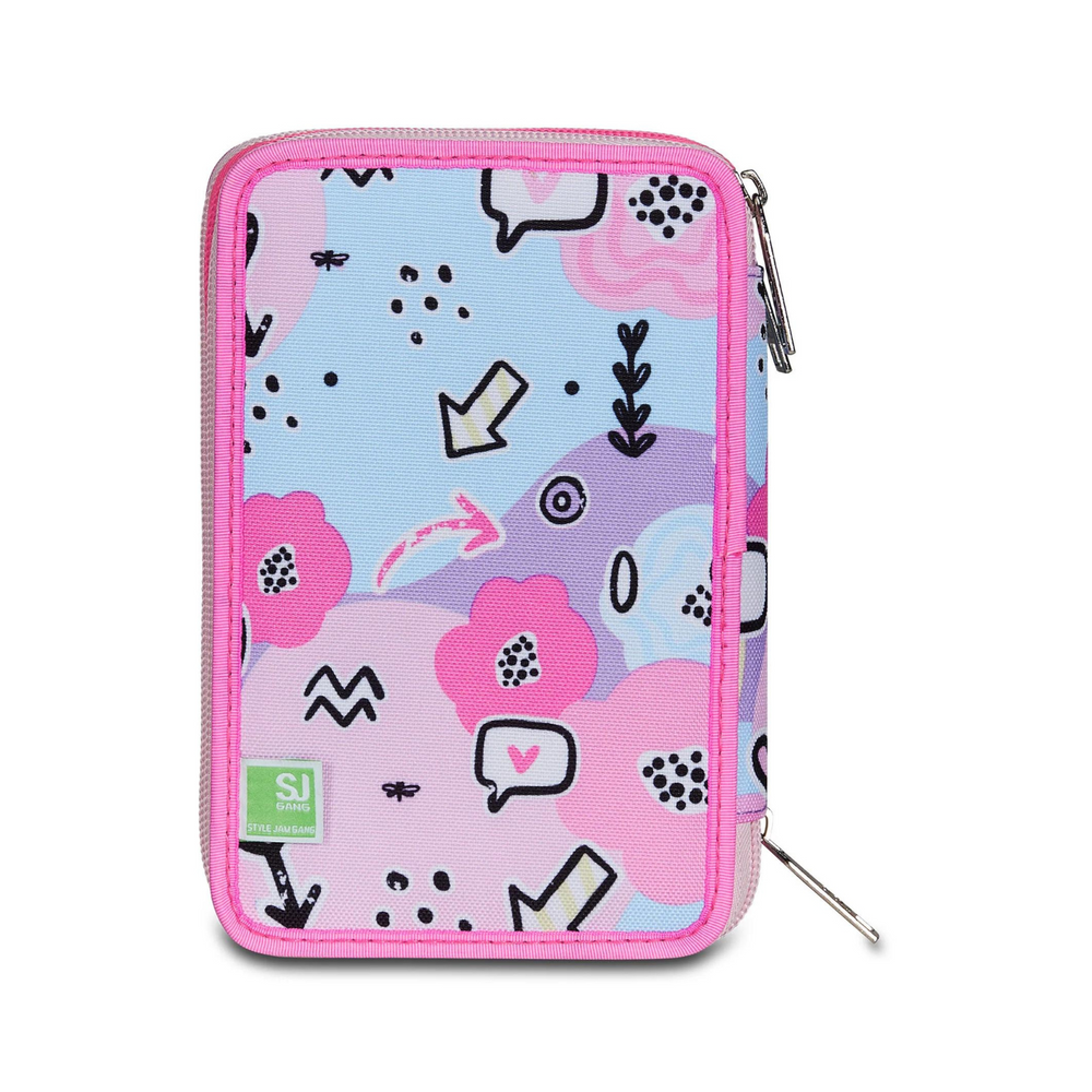 Astuccio Seven 3 Zip Pinkhugs Girl