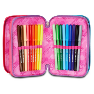 Astuccio Seven 3 Zip Sprint Paint Girl