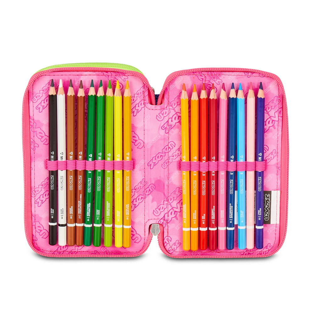 Astuccio Seven 3 Zip Write Down Girl