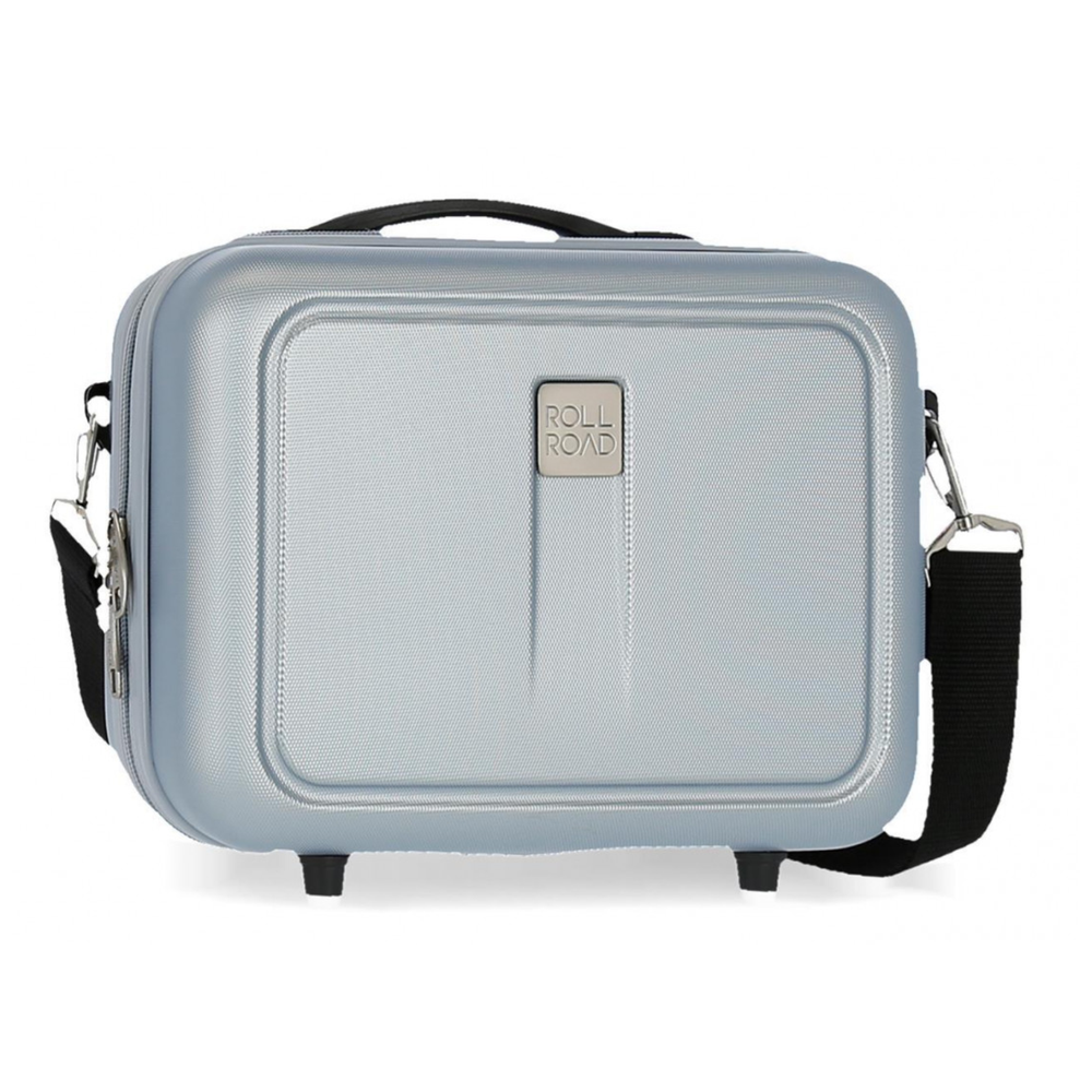 Roll Road Roll Road The Time is Now beauty case adattabile con tracolla nero 29 x 21 x 15 cm rigido ABS 9,14 L