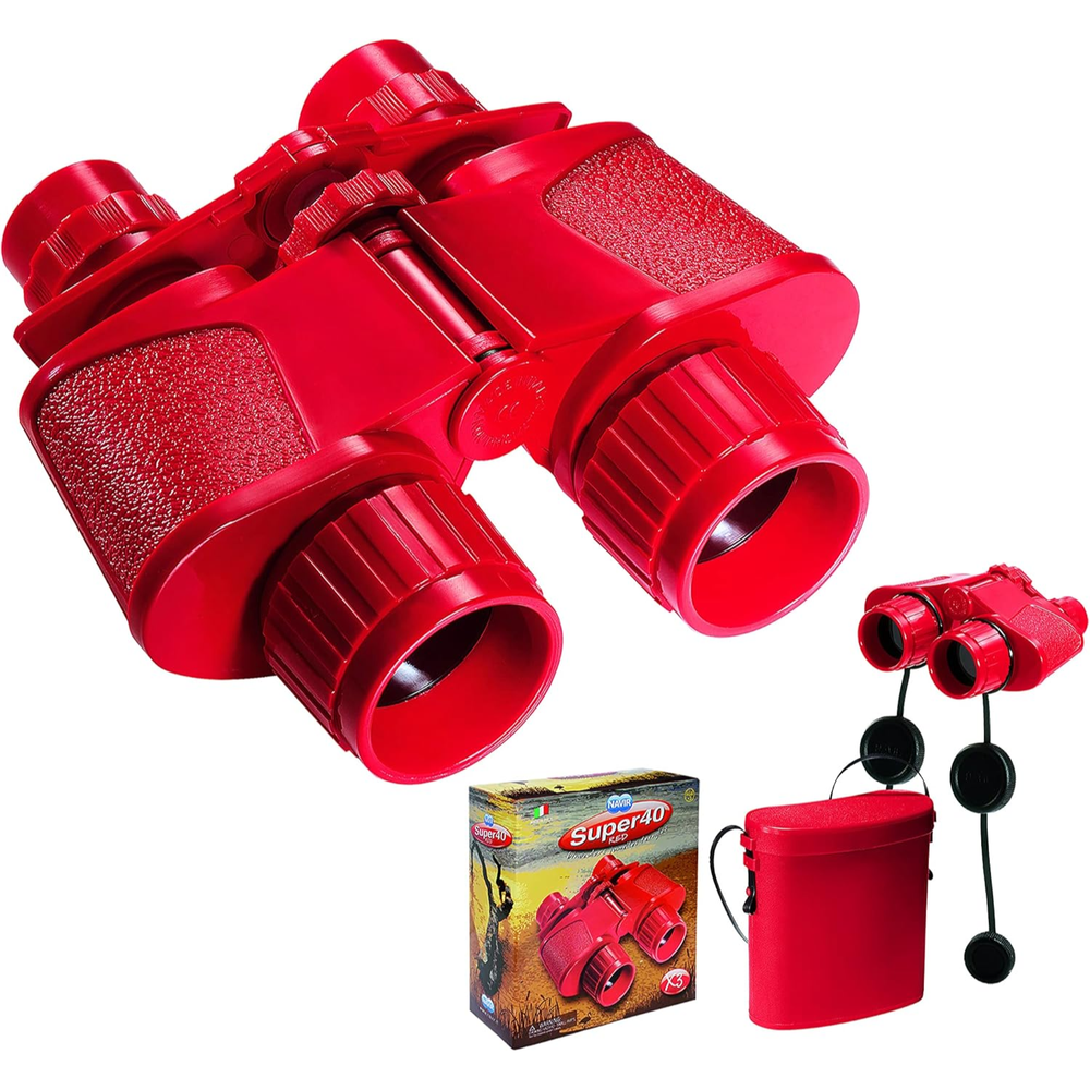 Binocolo Rosso con Custodia