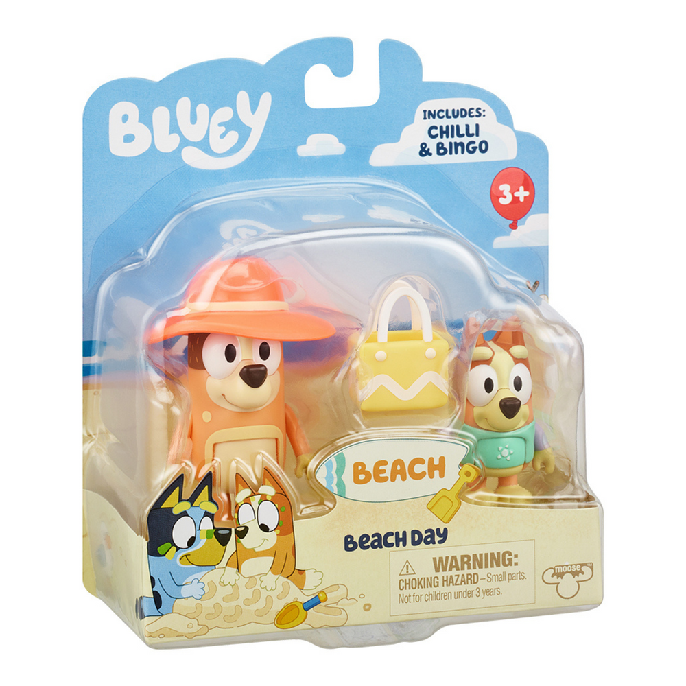 Bluey 2 personaggi Beach