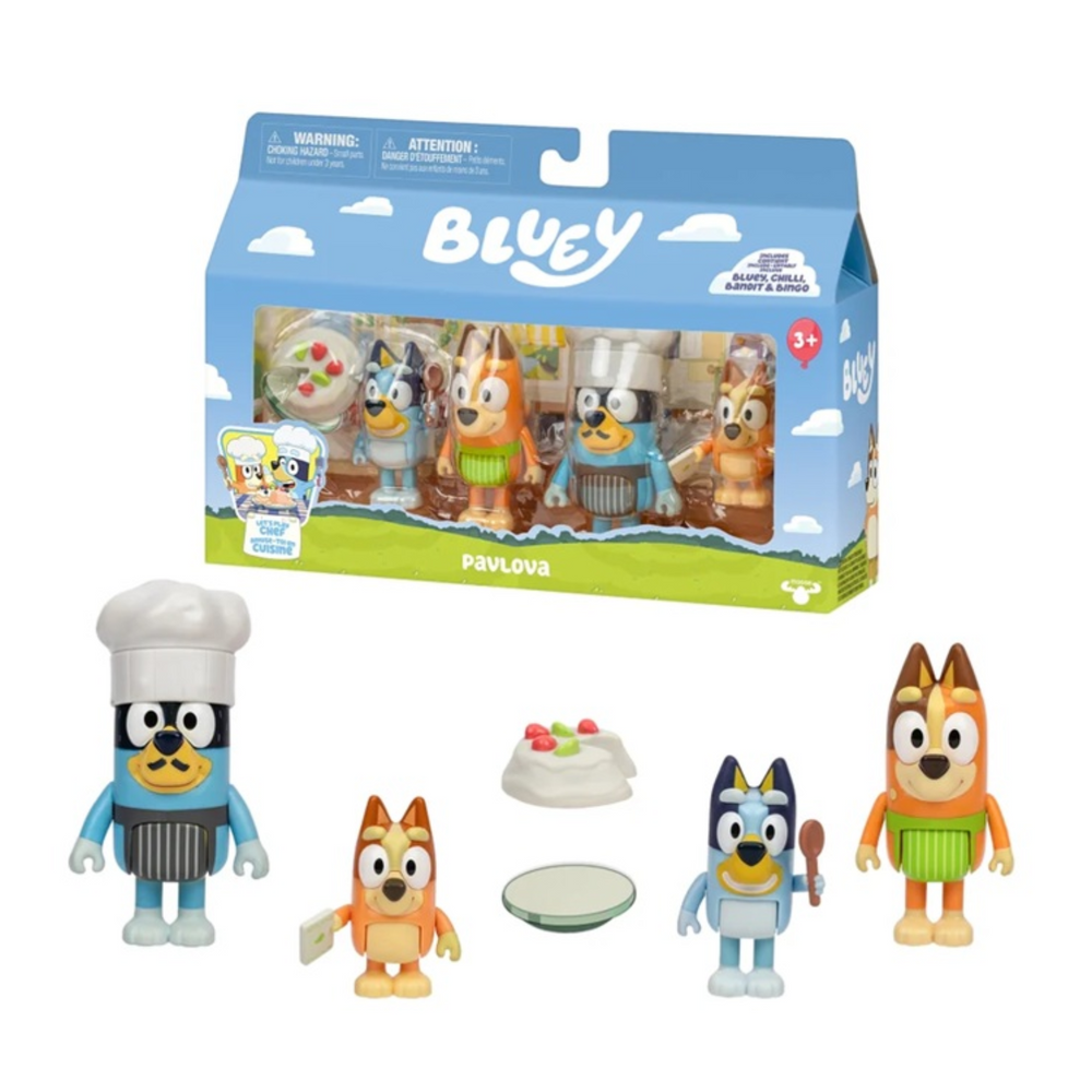 Bluey Set 4 Personaggi