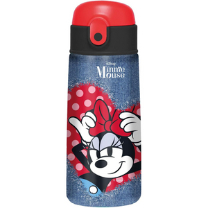 Borraccia Termica Con Cannuccia Minnie