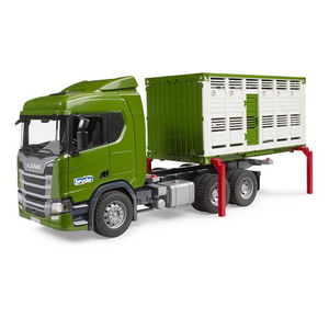 Bruder 03548 - Camion Trasporto Animali Scania Super 560R