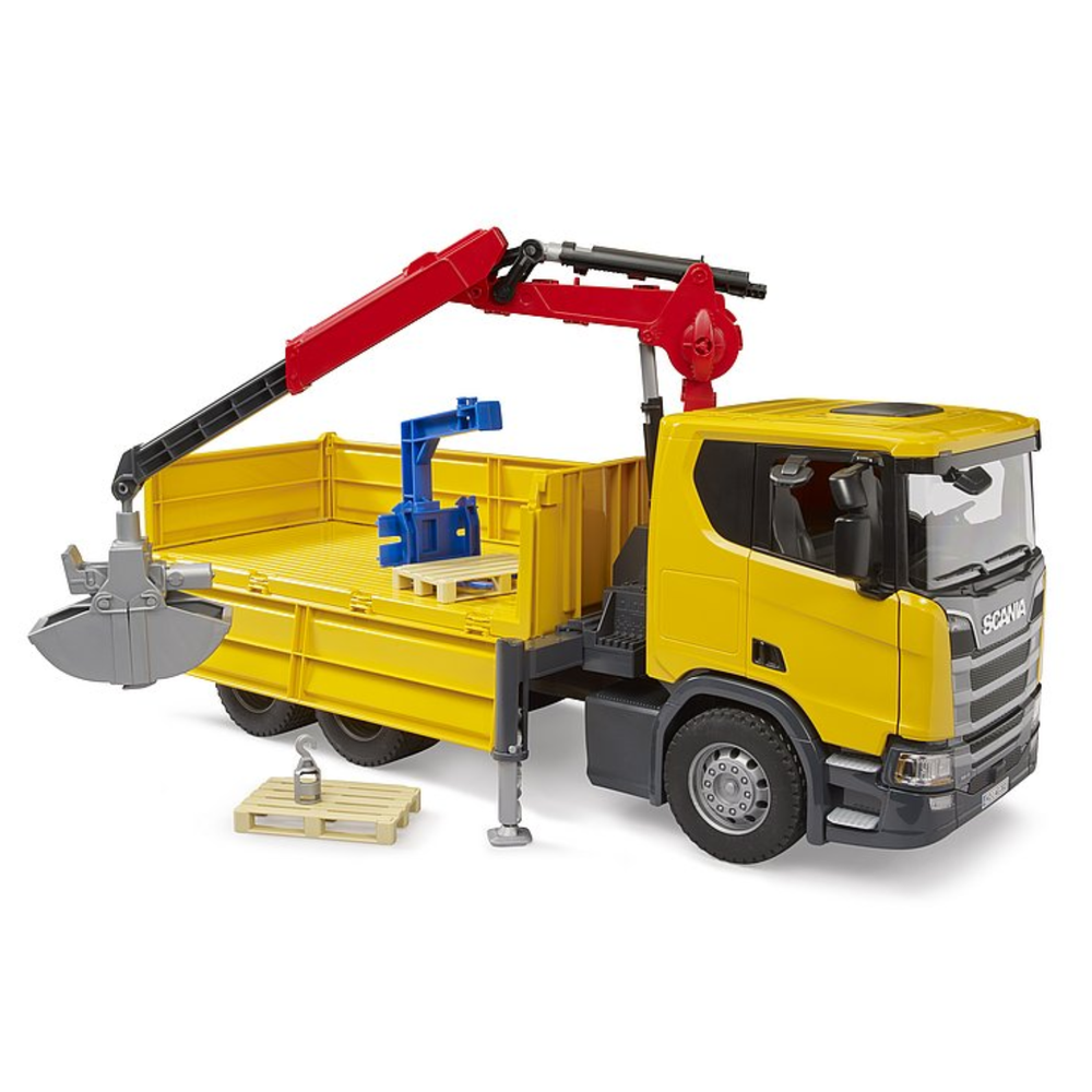 Bruder 03551 - Camion da cantiere Scania Super 560R con gru