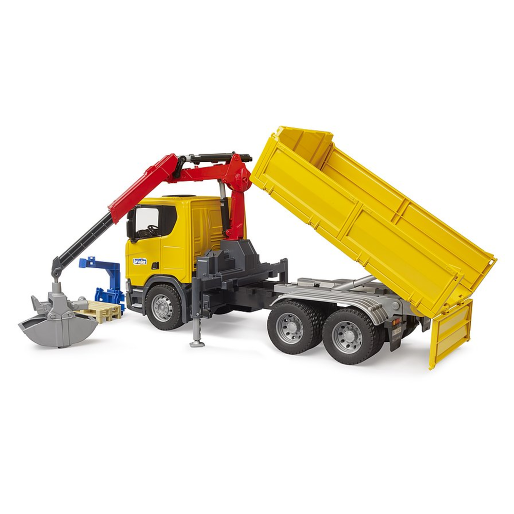 Bruder 03551 - Camion da cantiere Scania Super 560R con gru