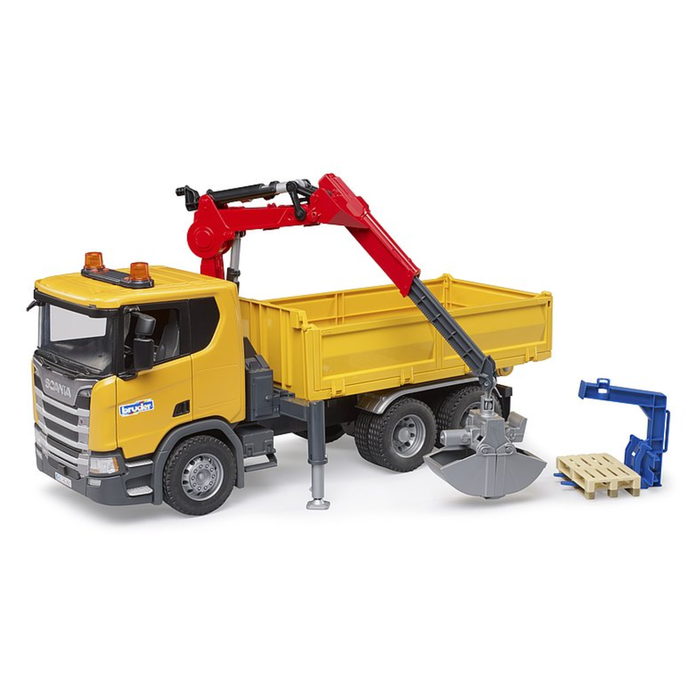 Bruder 03551 - Camion da cantiere Scania Super 560R con gru
