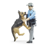 Bruder 62150 - Poliziotto con cane