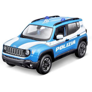 Burago Auto Polizia Jeep Renegade Scala 1:24