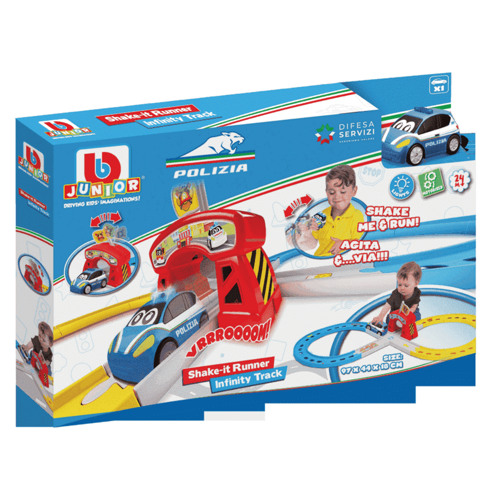 Burago Junior Pista Polizia Shake-It Runner