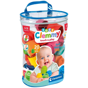 Clemmy Sacca 20 Mattoncini Costruzioni Morbide
