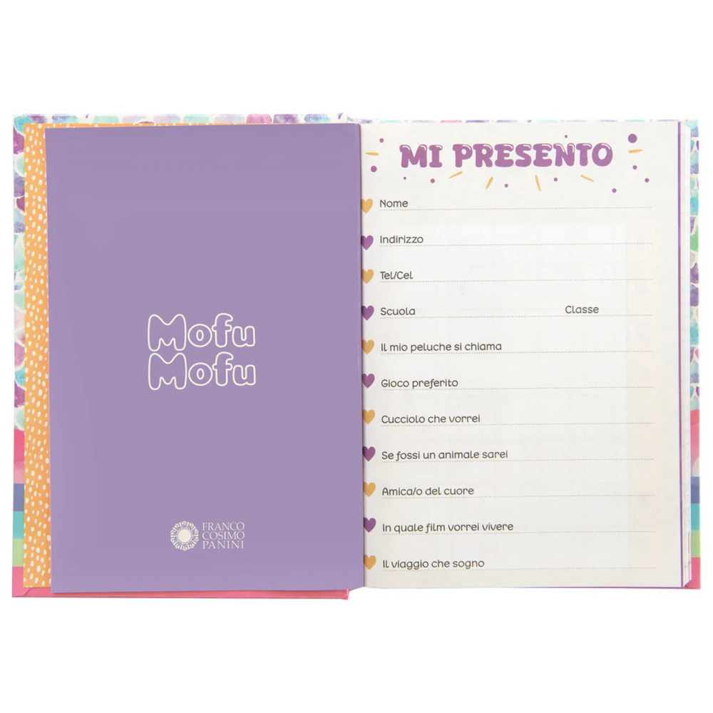 Diario Scuola Datato Mofu Mofu 2025/2026