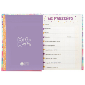 Diario Scuola Datato Mofu Mofu 2025/2026