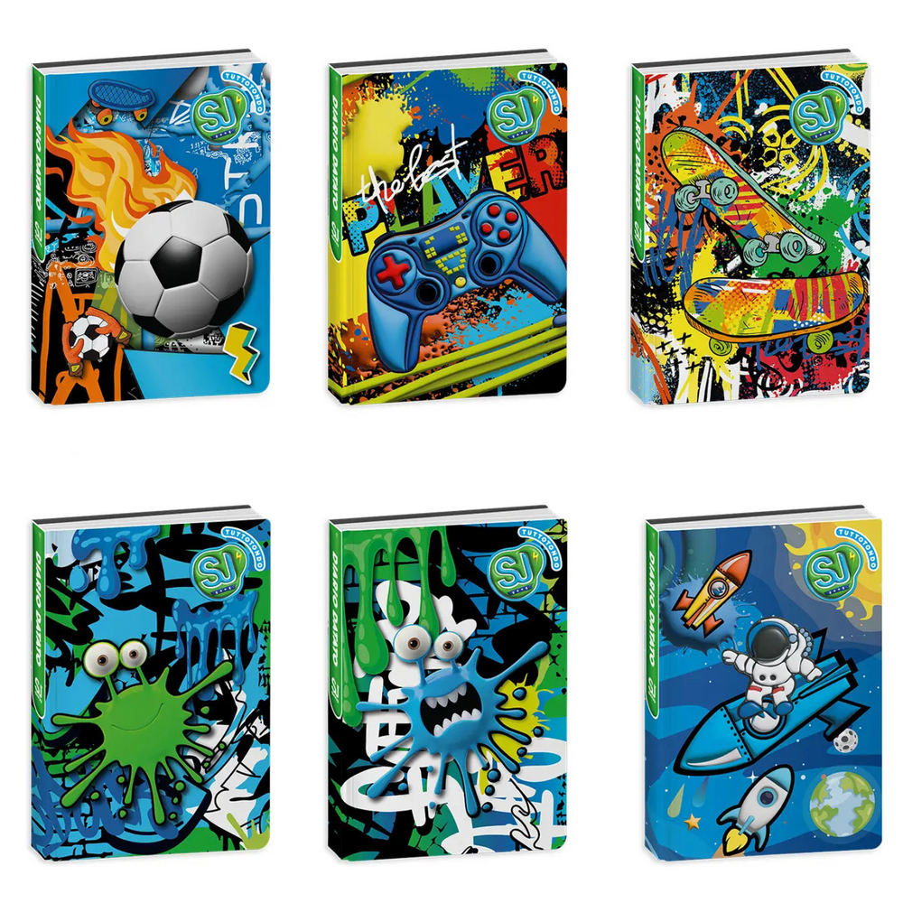 Diario Scuola Datato SJ Gang Boy 2025/2026