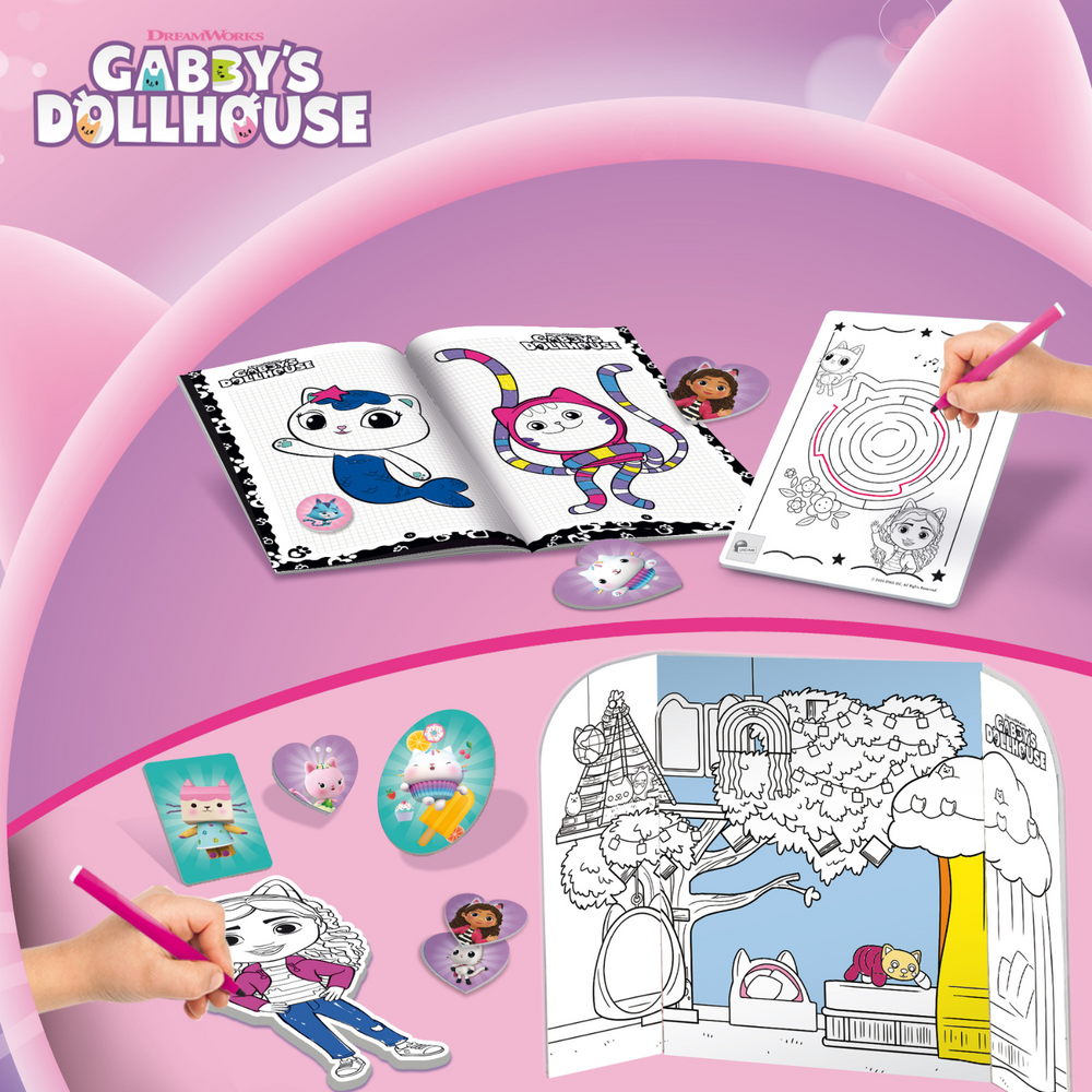 Gabby’s Dollhouse Zainetto Colora e Disegna