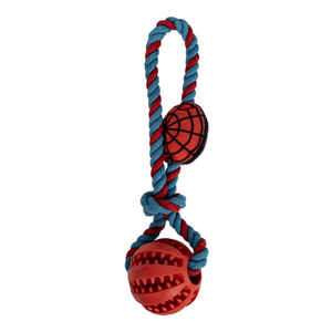 Giocattolo per cani in corda Spiderman
