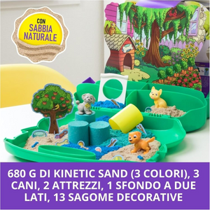 Kinetic Sand Parco Giochi dei Cuccioli Sabbia Cinetica