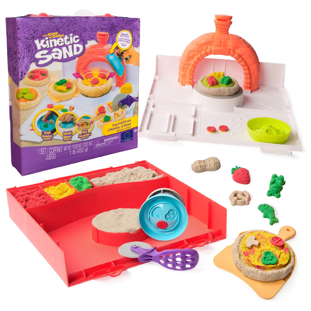 Kinetic Sand Squish Pizza Sabbia Cinetica