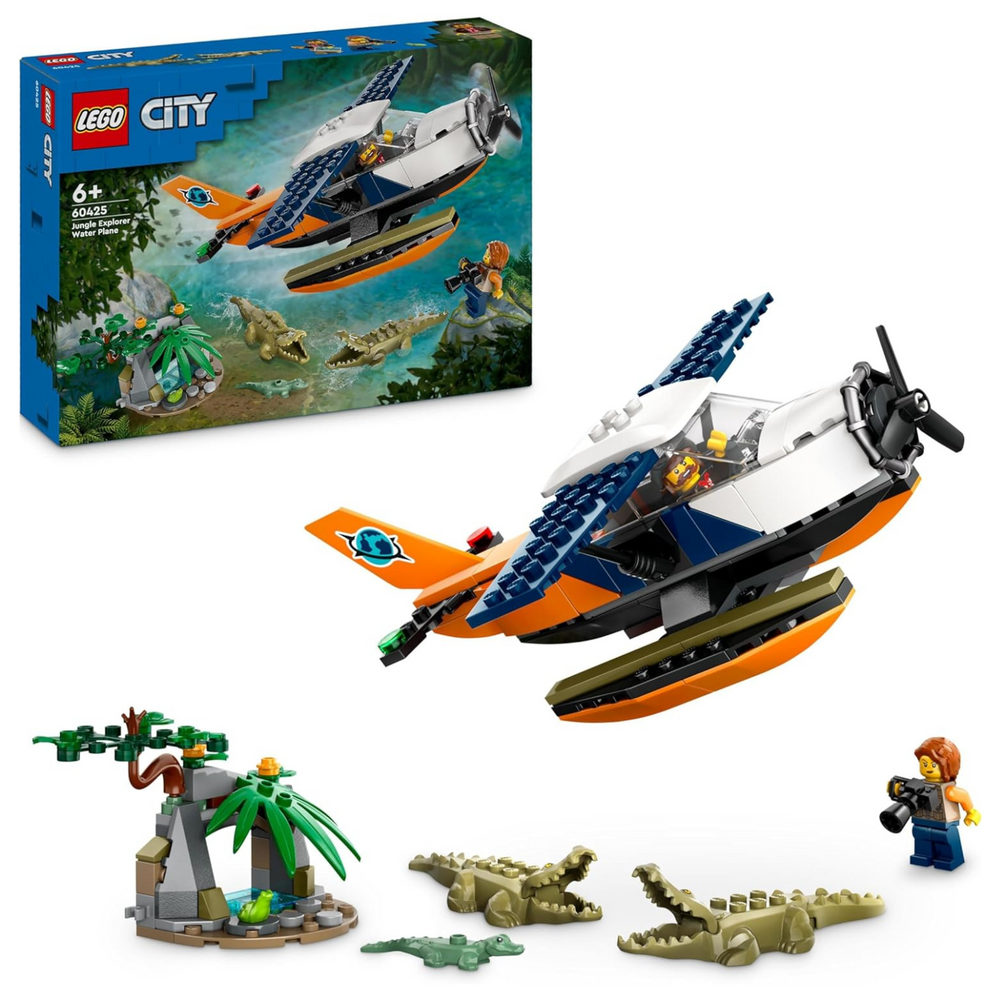 Lego City 60425 - Idrovolante dell’Esploratore Della Giungla