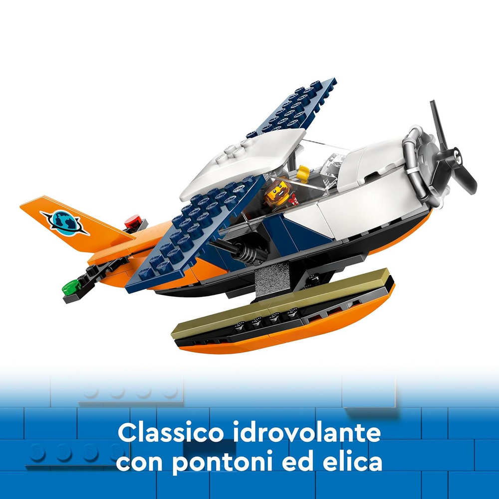 Lego City 60425 - Idrovolante dell’Esploratore Della Giungla