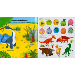 Libro Dinosauri Gioca Colora E Impara Con Gli Stickers