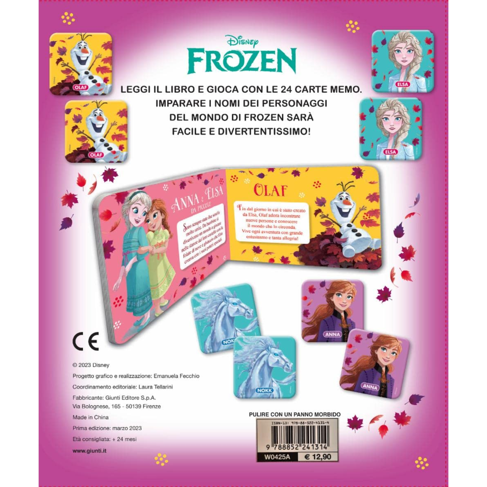 Libro Frozen Memo Leggi e Gioca