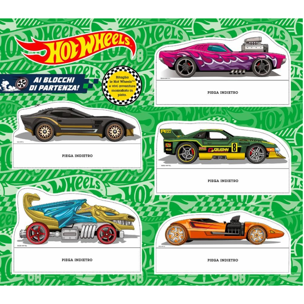 Libro HotWheels Taglia e Incolla