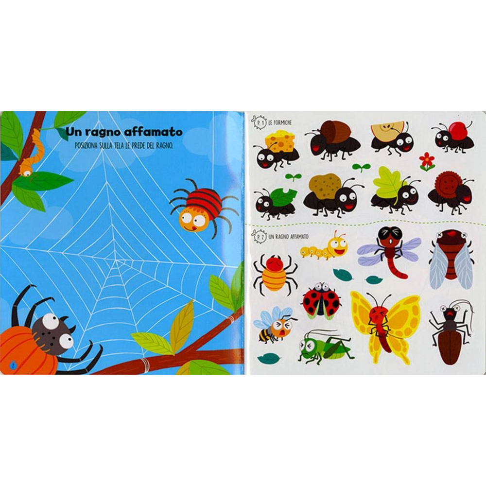 Libro Insetti Gioca Colora E Impara Con Gli Stickers